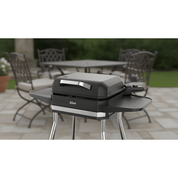 Gratar electric aluminiu si otel, 3050W, gatire rapida si uniforma