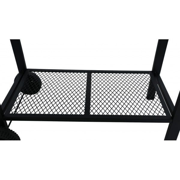 Grătar de grădină pe cărbuni, tip butoi, design premium ZILAN / ZLN3594