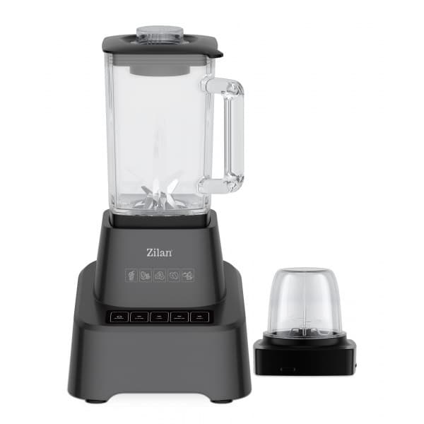 Blender si rasnita electrica 2 in 1, putere 1200W, vas sticla 1.6L, 3 viteze + Pulse