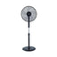 Ventilator cu picior 48W, 3 viteze, diametru 43 cm, negru, oscilant