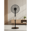 Ventilator cu picior 48W, 3 viteze, diametru 43 cm, negru, oscilant
