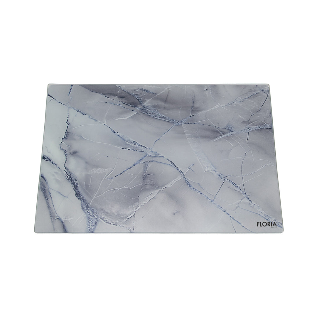 Tocator din sticla securizata 25x35 cm, gri, suprafata rezistenta si usor de curatat