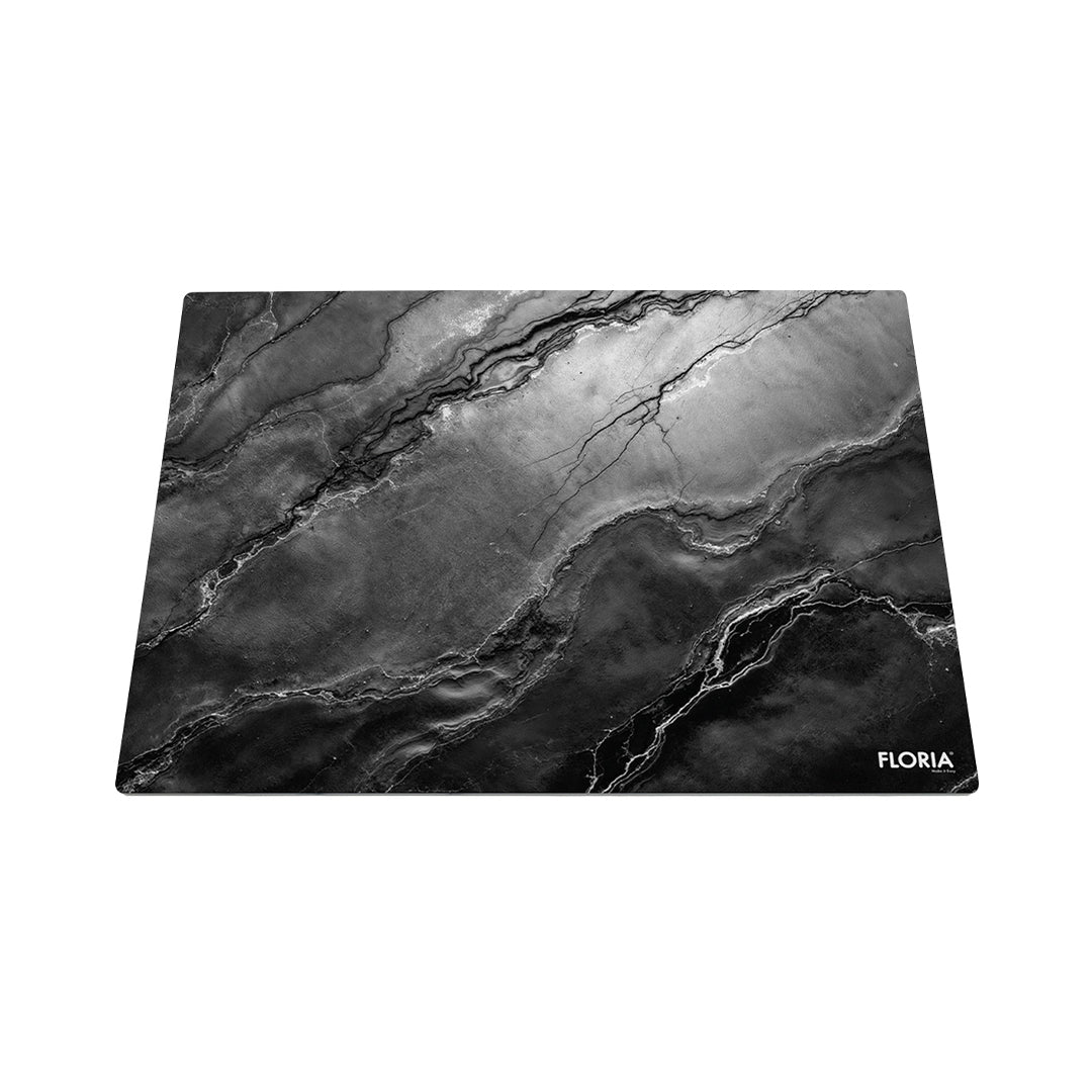 Tocator sticla securizata 30x40 cm, culoare neagra, rezistent la zgarieturi