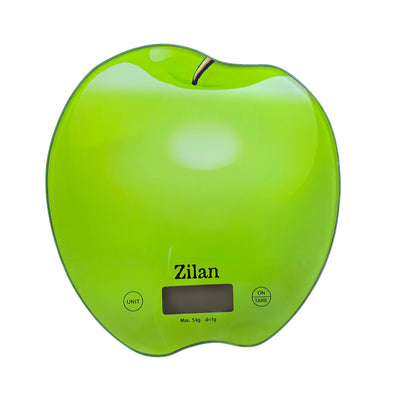 Cantar de bucatarie digital forma mar verde, capacitate 5kg, precizie 1g