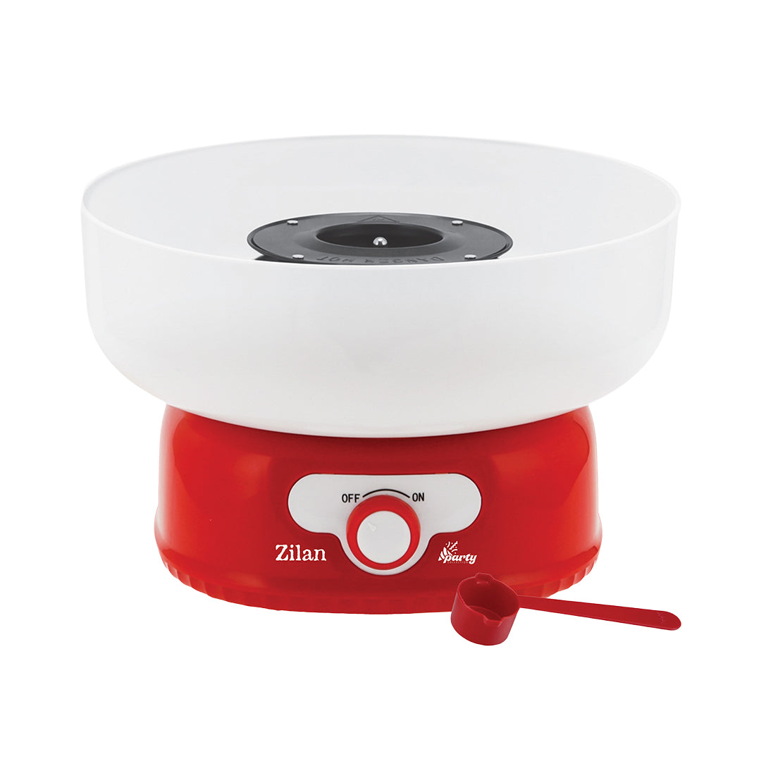 Aparat vată de zahăr, Party Series, 450W, culoare roșu, preparare rapidă în doar 5 minute ZILAN / ZLN5111
