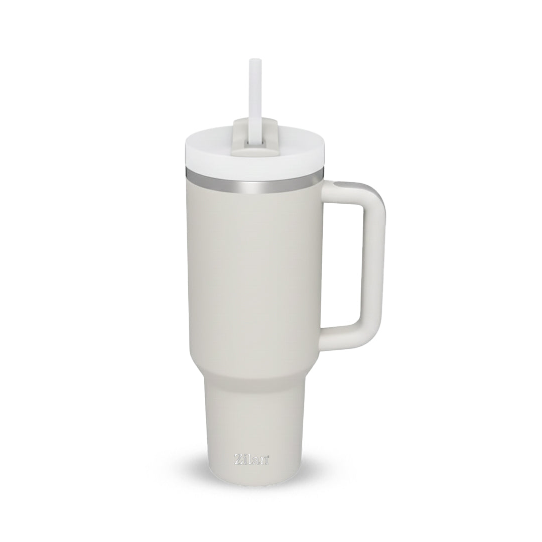 Cana termos cu pai 1.2L, culoare beige, izolatie termica eficienta