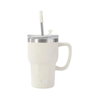 Cana termos inox 600ml cu pai, mentine bauturi reci 12h si calde 6h