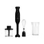 Set blender de mana 4 in 1 cu putere 300W, 2 viteze, tocator si cana 500 ml
