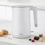 Fierbator electric 1,7L, pereti dubli, inox, putere 1800W, alb