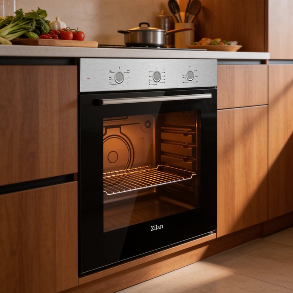 Cuptor electric incorporabil 73L, 6 functii, grill, putere 2482W, design modern