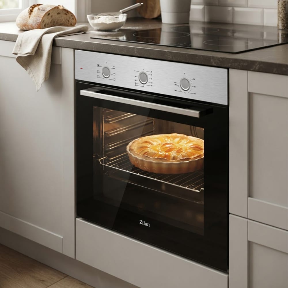 Cuptor electric incorporabil 73L, 6 functii, grill, putere 2482W, design modern