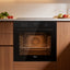 Cuptor electric incorporabil 73L cu 8 functii, grill, ventilatie turbo, afisaj LED, negru