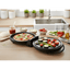 Tigaie electrica multifunctionala pizza si grill, putere 1500W, strat antiaderent