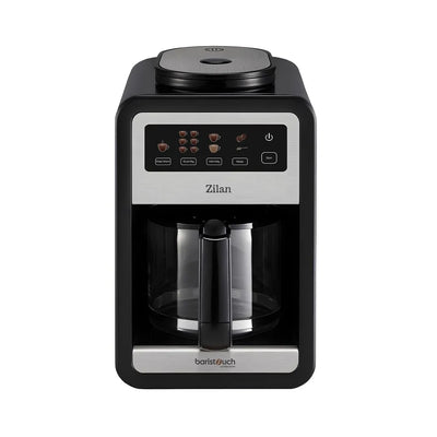 Cafetiera cu rasnita integrata, ecran tactil, capacitate 850 ml, 640W, pentru 6 cesti