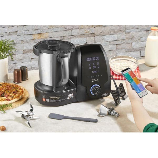 Robot de bucatarie multifunctional 1700W, capacitate 3.3L, 30 functii, afisaj LED, control mobil