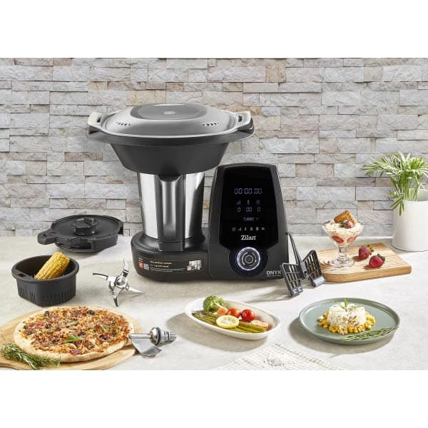 Robot de bucatarie multifunctional 1700W, capacitate 3.3L, 30 functii, afisaj LED, control mobil