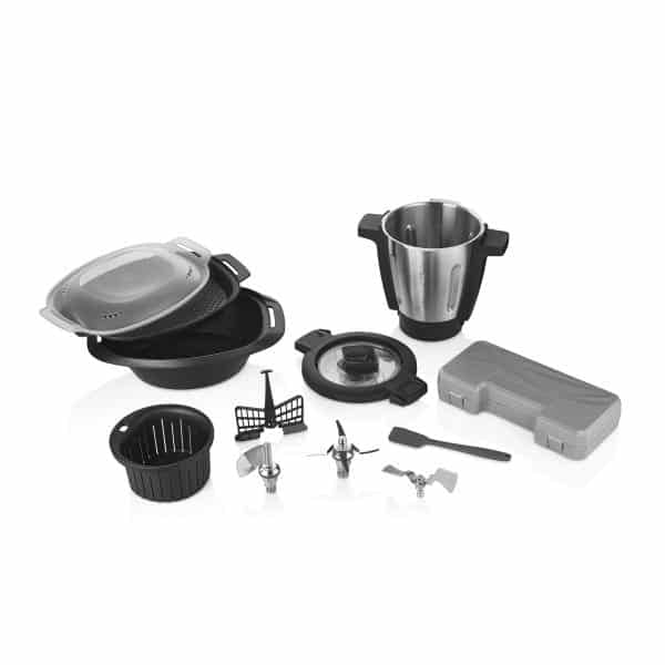 Robot de bucatarie multifunctional, 1700W, capacitate 4.7L, 18 functii, touchscreen, aplicatie mobil