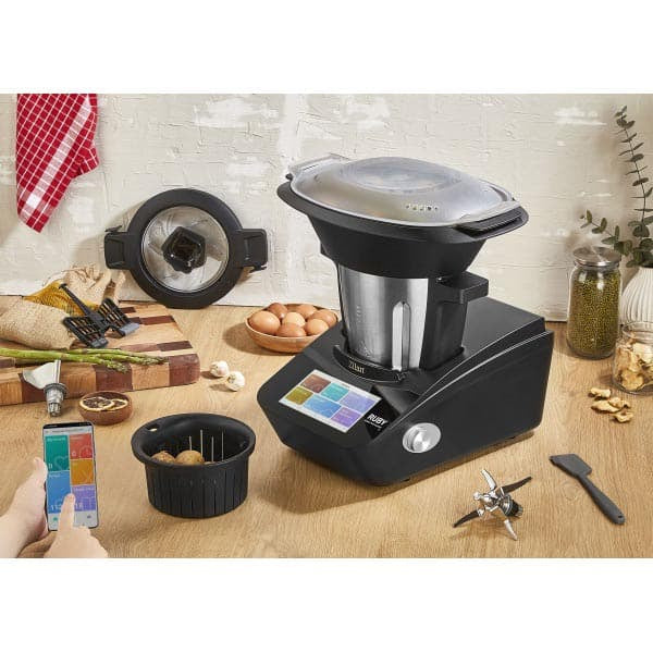 Robot de bucatarie multifunctional, 1700W, capacitate 4.7L, 18 functii, touchscreen, aplicatie mobil