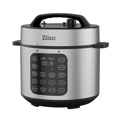 Multicooker digital 6L, 1000W, 12 programe presetate, panou tactil, presiune reglabila