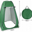 Cort pliabil pentru dus sau toaleta, impermeabil, 120x120x190cm verde