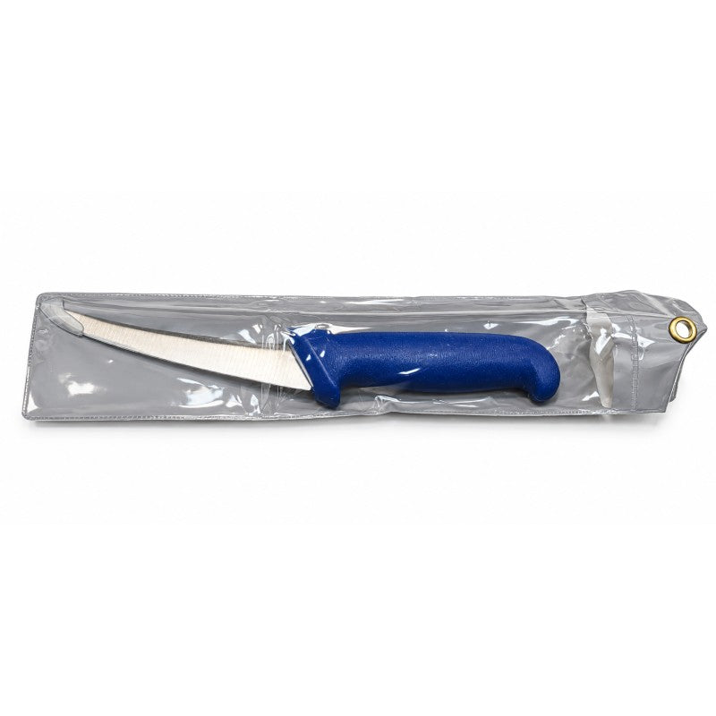 Cutit pentru macelarie, lama curbata 14cm, maner ergonomic, lungime totala 26cm