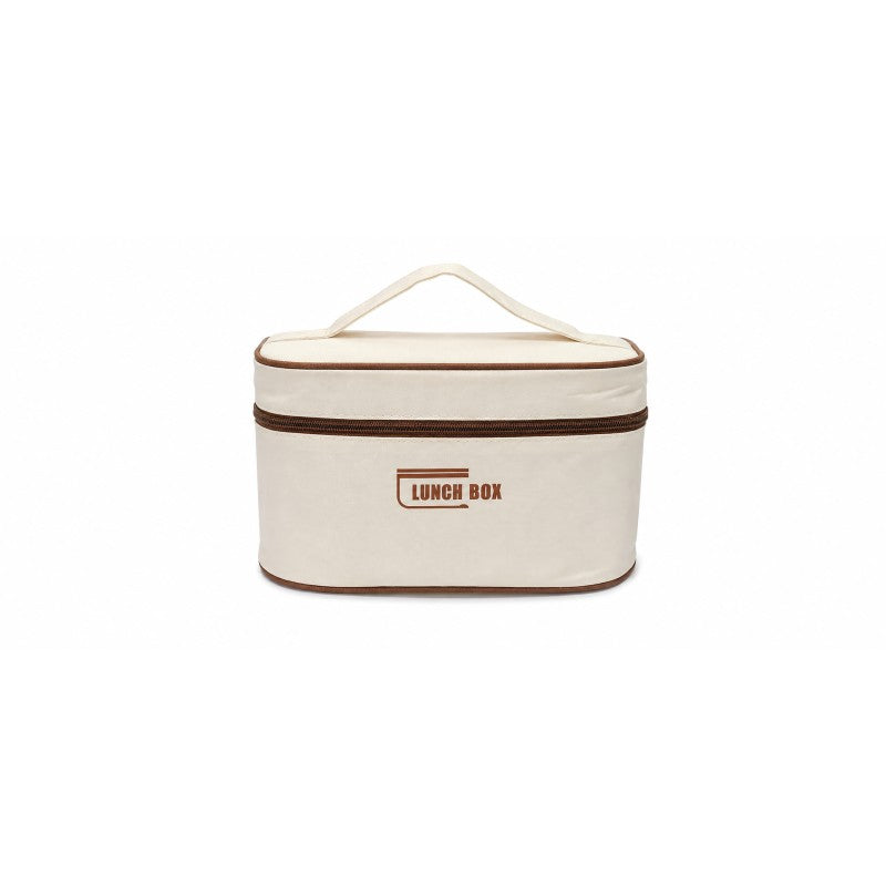 Set 4 caserole termice cu geanta transport, capacitate totala 2080 ml
