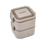 Set 2 caserole termice monobloc, capacitate totala 1400ml, interior metalic