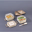 Set 2 caserole termice monobloc, capacitate totala 1400ml, interior metalic