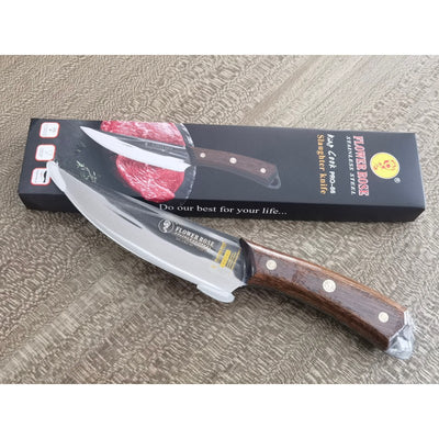 Cutit profesional universal, lama inox 15 cm, maner lemn, lungime 28 cm
