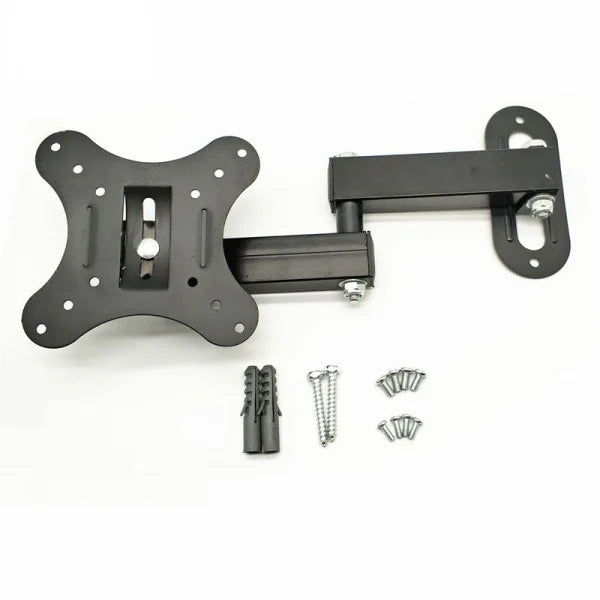 Suport TV LCD reglabil cu brat articulat pentru 14-27 inch, rotire 180° si inclinare ±15°