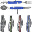 Set tacamuri 6 in 1 pliabil, otel inoxidabil, 11x3.3x3.3 cm