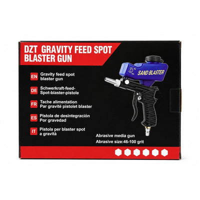 Pistol sablat pneumatic cu alimentare prin gravitatie, pentru granulatie 46-100 grit