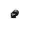Roata pivotanta neagra 3 inch cu placa metalica si rotire 360°