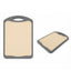 Tocator cu doua fete, lemn de bambus si plastic, 31x43x2 cm, cu maner si canal colectare lichide