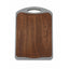 Tocator cu doua fete, lemn de bambus si plastic, 31x43x2 cm, cu maner si canal colectare lichide