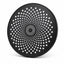 Palaria de dus rotunda 22.5cm neagra cu duze albe, jet ploaie