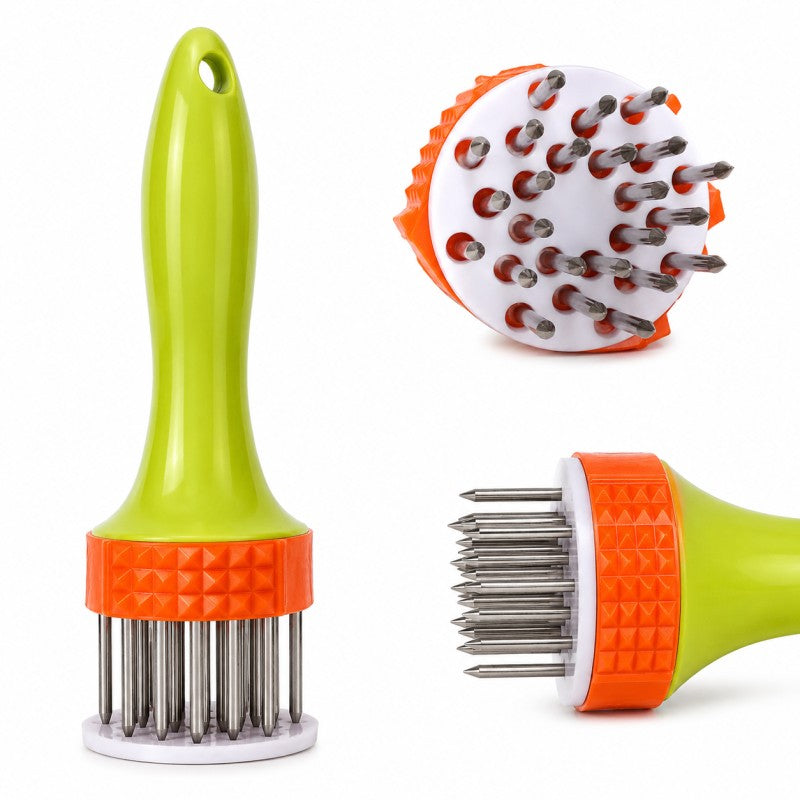 Aparat pentru fragezit carnea cu 24 ace, maner ergonomic, usor de folosit