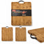 Tocator lemn bambus 20x30x1.5cm cu canal colectare lichide si maner