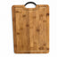 Tocator lemn bambus 20x30x1.5cm cu canal colectare lichide si maner
