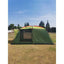 Cort camping 4 persoane, impermeabil, 2 camere, verde, structura rezistenta
