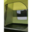 Cort camping 4 persoane, impermeabil, 2 camere, verde, structura rezistenta
