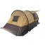 Cort camping tunel 6 persoane, 2 camere + living, impermeabil, copertina frontala