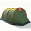 Cort camping 3 persoane, impermeabil, 2 camere, verde