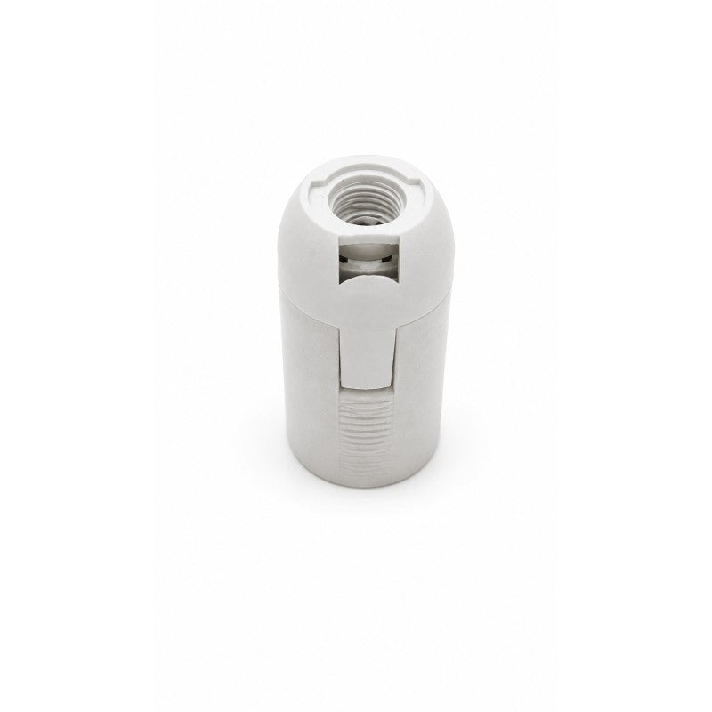 Dulie pentru bec cu soclu E14, design compact, culoare alba