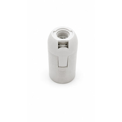 Dulie pentru bec cu soclu E14, design compact, culoare alba