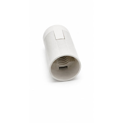 Dulie pentru bec cu soclu E14, design compact, culoare alba