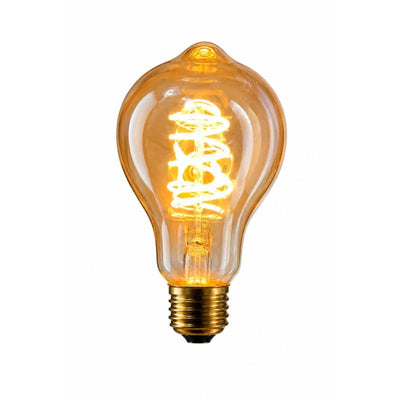 Bec LED filament decorativ A60, soclu E27, 8W, lumina calda vintage