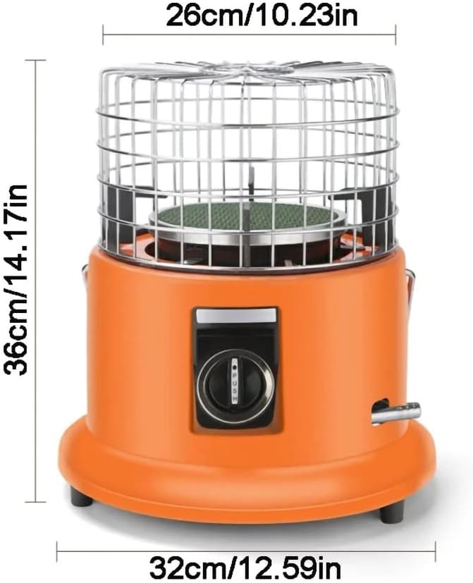 Incalzitor de cort si aragaz 2 in 1, putere 3kW, aprindere piezo, 26x32x36cm