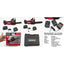 Drujba electrica cu acumulator 12", 2 baterii Li-Ion 20V, motor Brushless