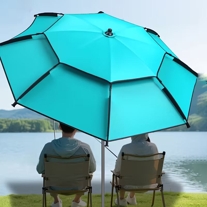 Umbrelă pentru protectie solara, diametru 2.2 m, cu țăruși și husă transport, turcoaz Z-TOOLS / ZTS2371